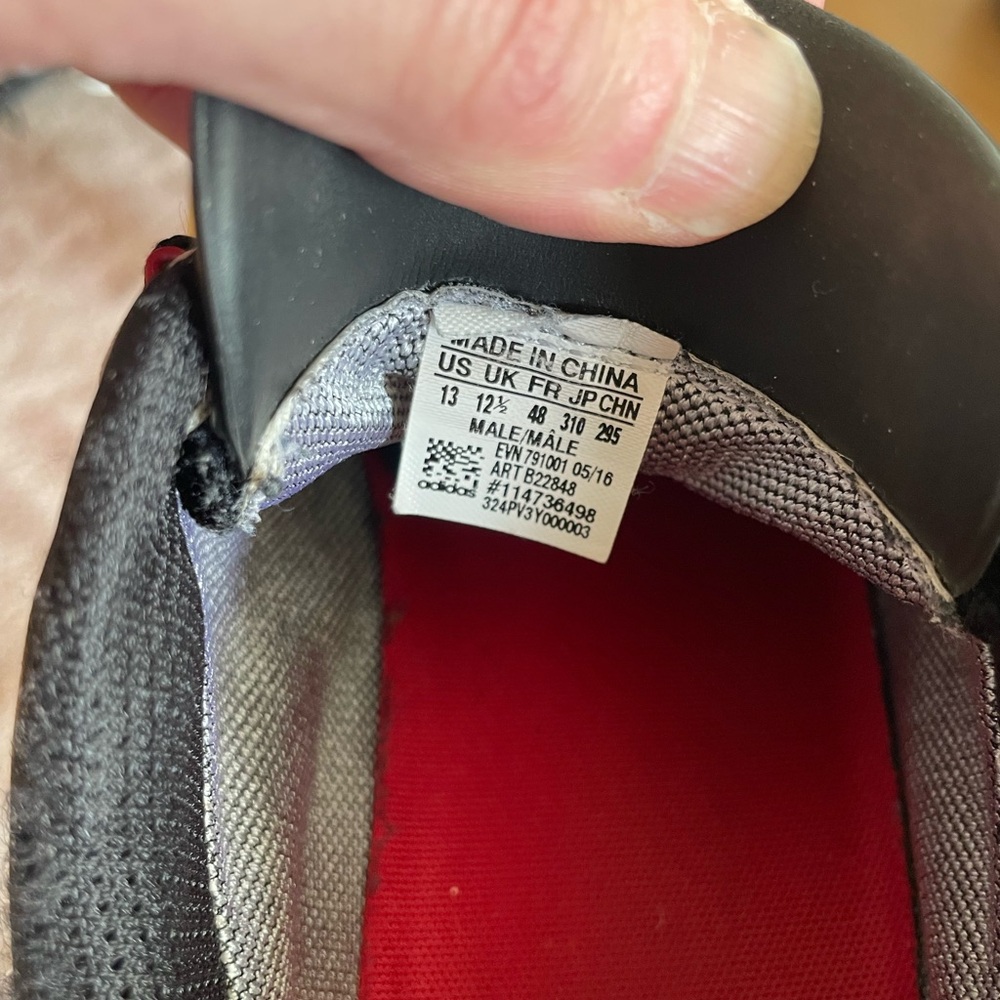 Adidas Terrex Black and White Athletic Shoes - Picture 4 of 7